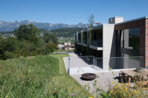 Business Apartments im Grünen in Feldkirch – Aussenansicht.